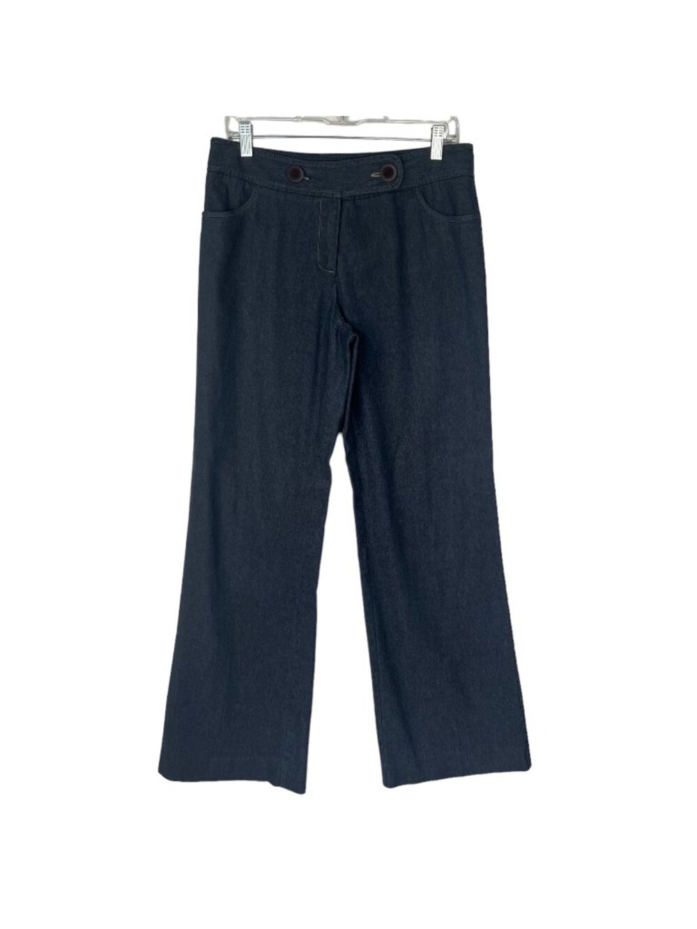 W Work to Weekend Womens Pants Jeans Flared Leg Size 8 Blue